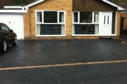 Finished driveway and drop kerbs